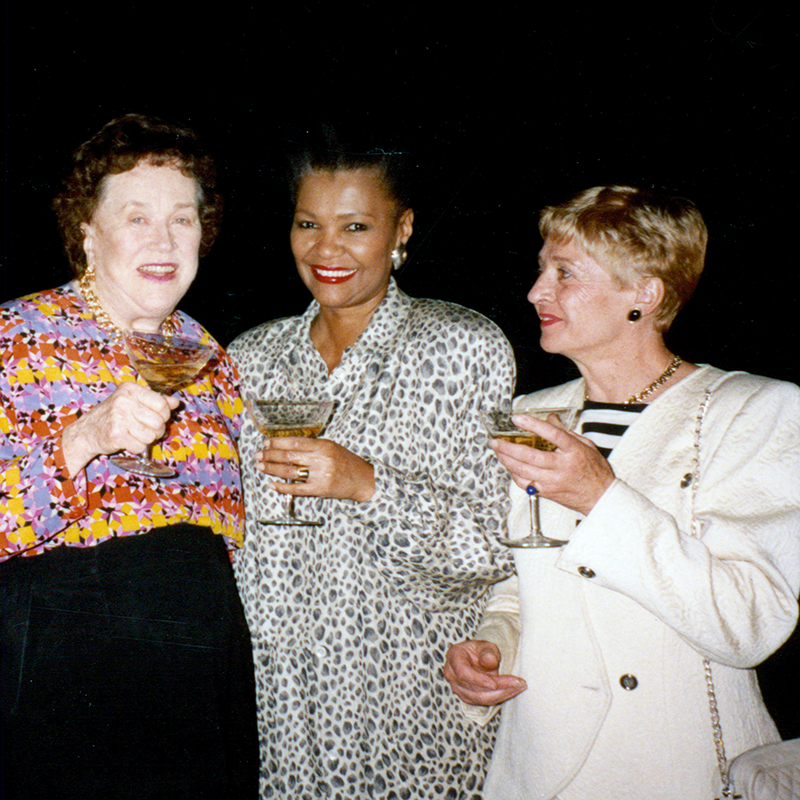 14 Martine with Julia Child and Willette Klausner SQ